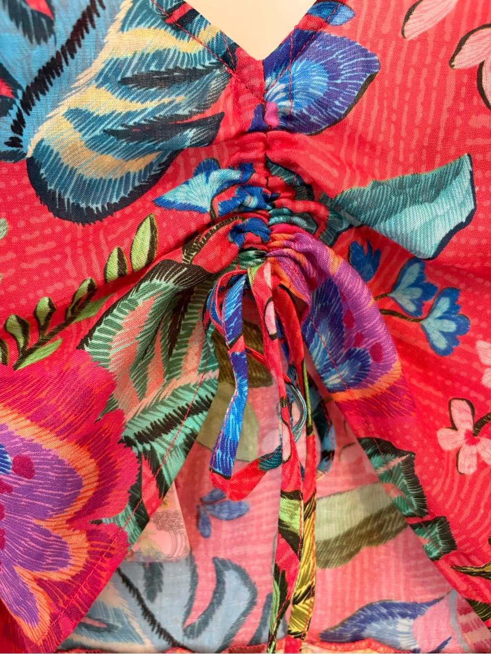 Johnny Was Bohemian Aris Mixed Floral Cutout Back Maxi Dress Medium - Picture 11 of 11